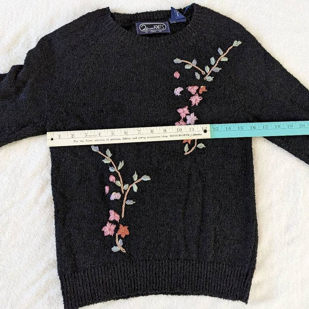 2O ansknits by Mariea Kim Vintage Floral Sweater - Picture 5 of 9